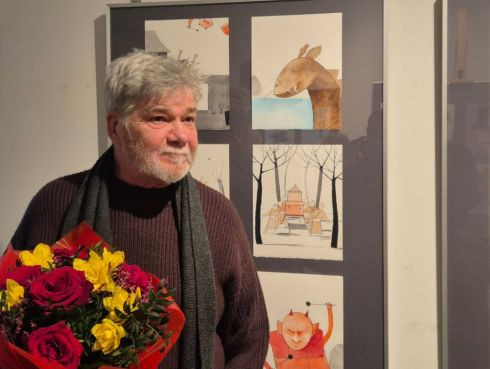 Ilustracje - wernisaż wystawy Piotra Fąfrowicza