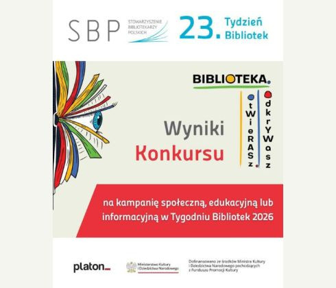 Bioteka nagrodzona w konkursie SBP