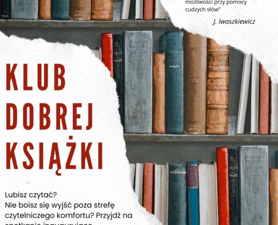 Klub Dobrej Książki  plakat