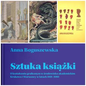 Kolaż okładek książek Anny Boguszewskiej