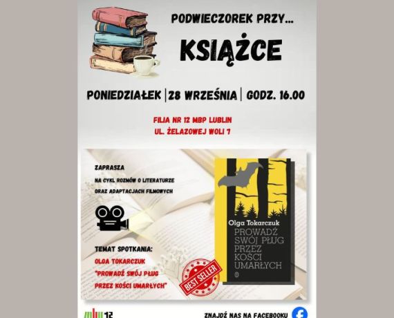 Plakat informujący o spotkaniu z cyklu 