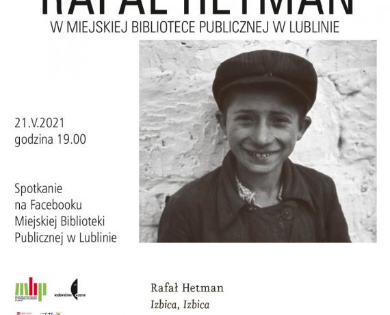 Plakat zapowiadający spotkanie z Rafałem Hetmanem