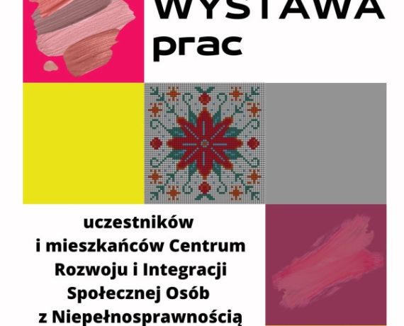 Plakat promujący wystawę prac w Biotece