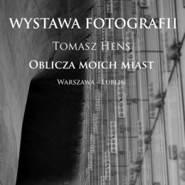 Grafika promująca wystawę Tomasza Hensa