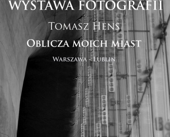 Grafika promująca wystawę Tomasza Hensa