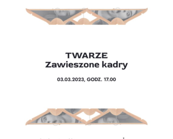 Grafika promująca wernisaż wystawy Katarzyny Pieńkos