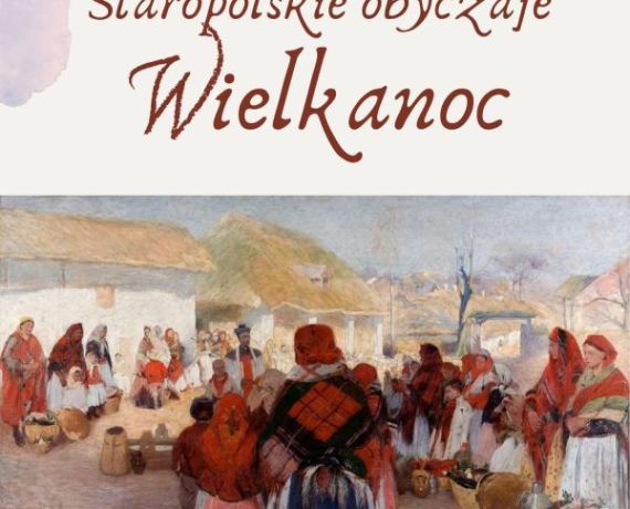 Fragment plakatu promującego spotkanie o Wielkanocy, obraz Włodzimierza Tetmajera