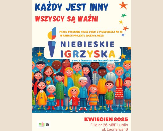 Kolorowy plakat promujący wystawę 