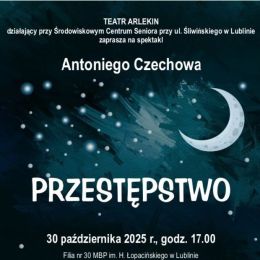 fragment plakatu "Przestępstwo"